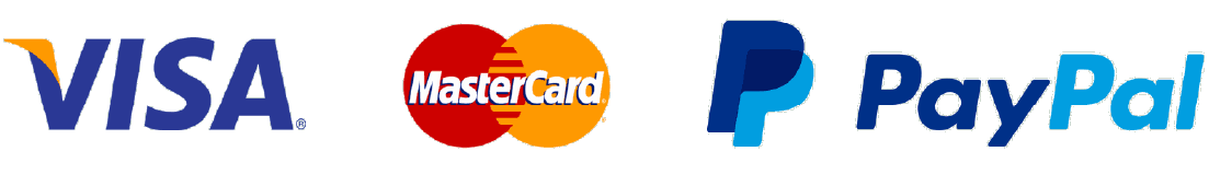 Pago mediante Visa, Mastercard o PayPal